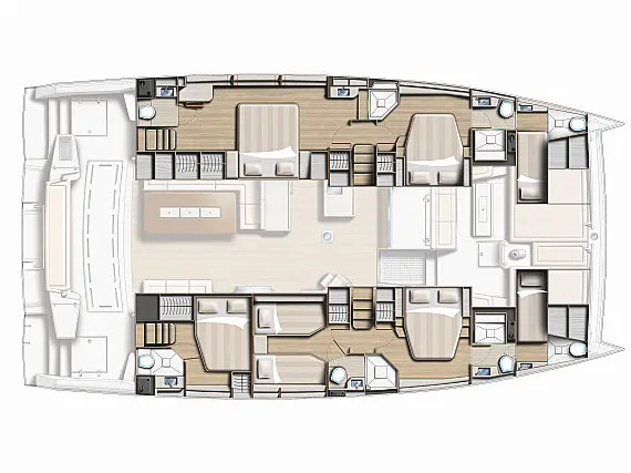 Ενοικίαση Bali 5.4 · FORTUNE ONE  · από Λαύριο, Λιμένας Image layout
