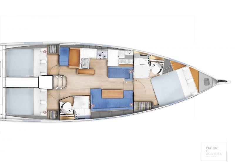 Ενοικίαση Sun Odyssey 410 · HENRY EVERY · από Ρόδος, Μαρίνα Image layout