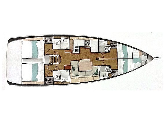 Ενοικίαση Sun Odyssey 490 · CALMA · από Αθήνα, Άλιμος Μαρίνα Image layout