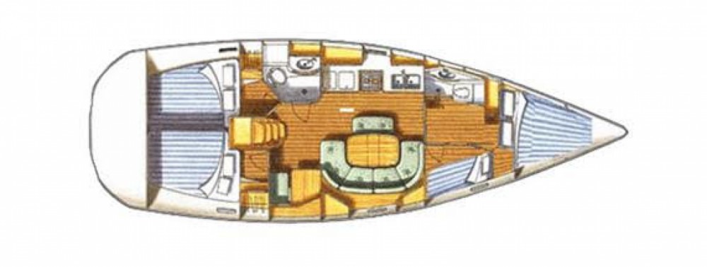 Ενοικίαση Oceanis Clipper 411  · ERIKA  · από Βόλος, Λιμένας Image layout